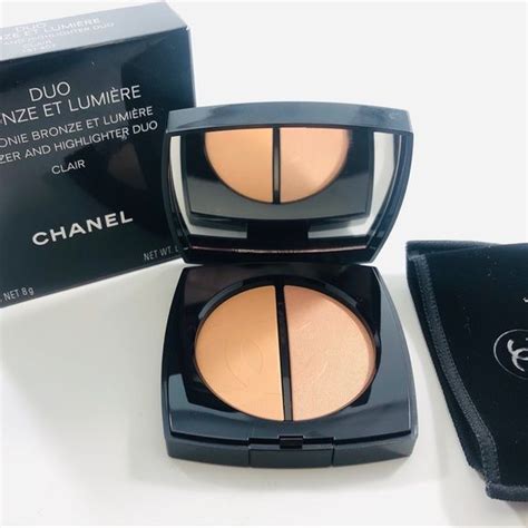 chanel bronzer highlighter duo|Chanel makeup highlighter.